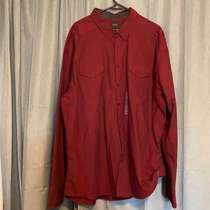 Casual Red Button Down. JB Holt from Buckle